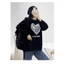 Áo sweater nữ unisex tay dài form rộng in trái tim Free Style vải nỉ da cá 100 cotton - HappyFamily