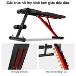 OneTwoFit Ghế tập tạ đa năng gập bụng chống đẩy tập gym đa năng có thể gấp lại — ảnh 5
