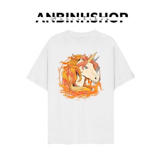 Áo phông unisex ,Áo thun Cotton65, 🍀 [FREESHIP]🍀, Áo phông nam , áo thun unisex - Áo phông Ngựa 1 Sừng