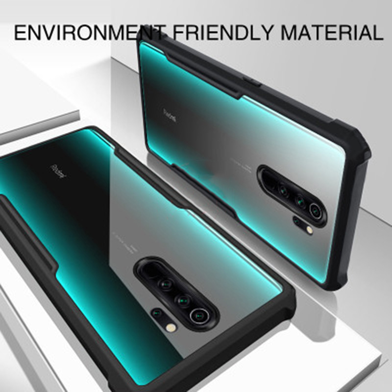 Ốp điện thoại trong suốt kiểu dáng quân đội cho Xiaomi Redmi K30 10X K20 Pro Redmi Note 9S Note 8 Note 9 Pro Max