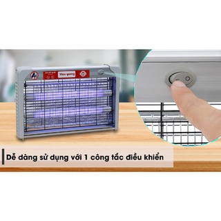 Đèn Bắt Muỗi Điện Quang ĐQ EML06L Chính Hãng Trang Bị 2 Bóng LED,  An Toàn Cho Người Dùng, BH 2 Năm