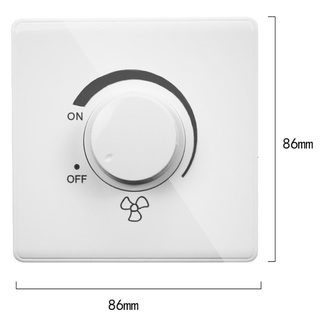 Công tắc điều chỉnh tốc độ quạt trần 86 loại 220v 10a 15-300w