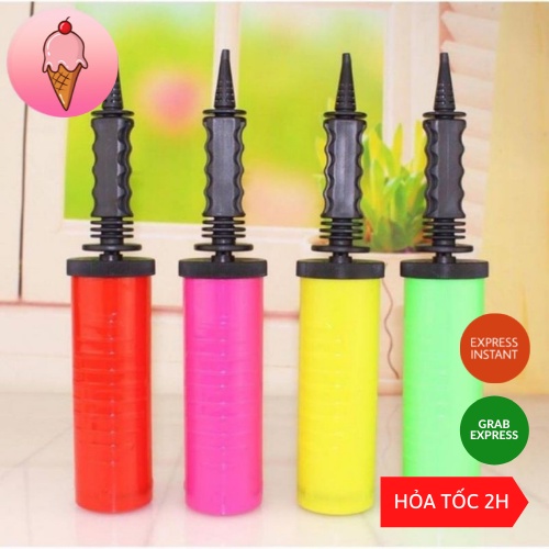 Bơm bóng bay bằng tay bền tiện dụng dùng bơm bóng bay - Kem Shop K33