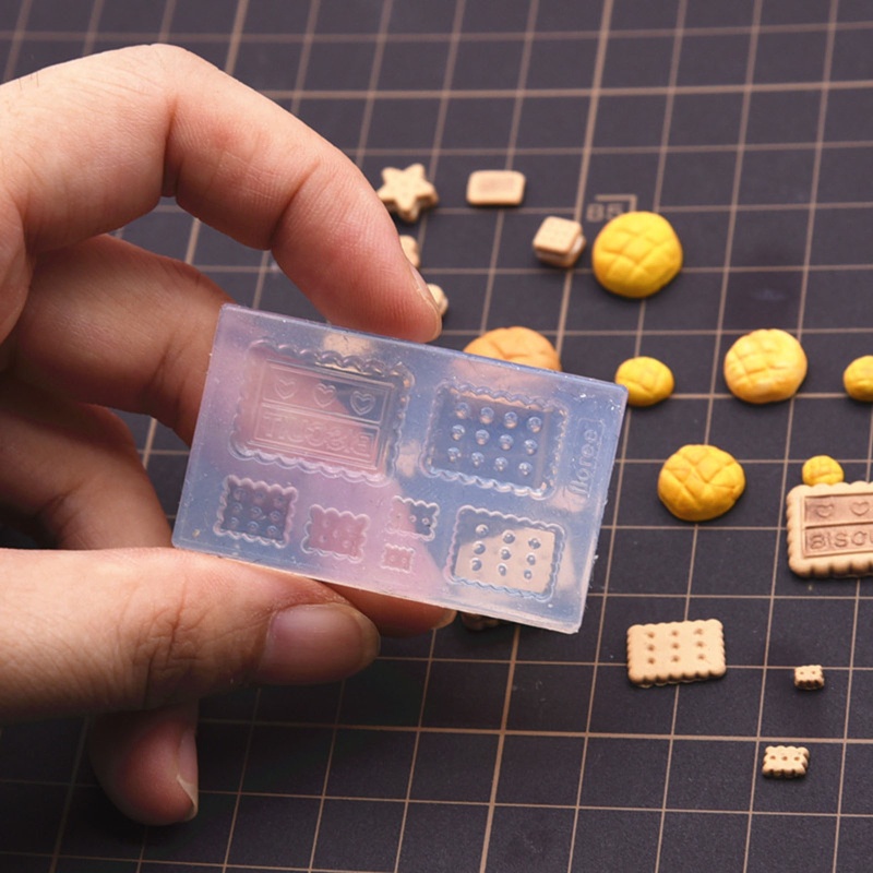 Wellb DIY Đúc Dụng Cụ Nướng Bánh Mini Món Tráng Miệng Pha Lê Nhựa Dính Khuôn Bánh Kẹo Chocolate Khuôn Silicon