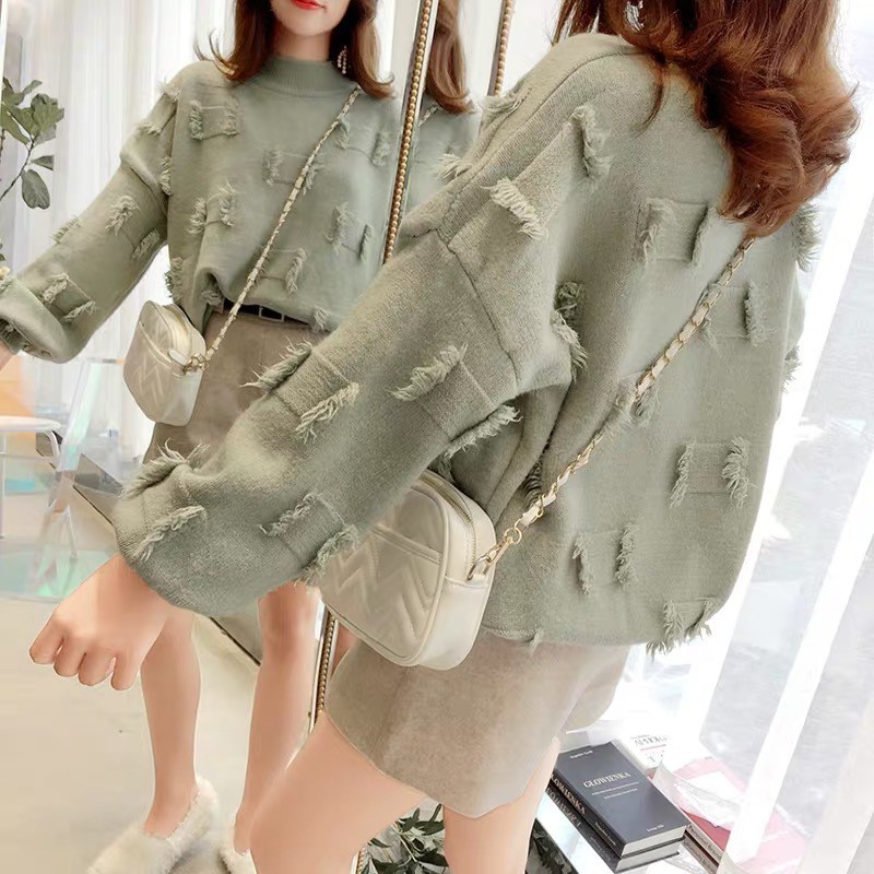[HÀNG CÓ SẴN] ÁO LEN NỮ DÀY CHẤT LIỆU MỀM MẠI 4 MÀU SIÊU XINH
