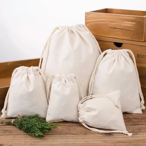 Túi Dây Rút Cotton Rỗng Mini Đựng Trang Sức/Trang Sức Đa Năng