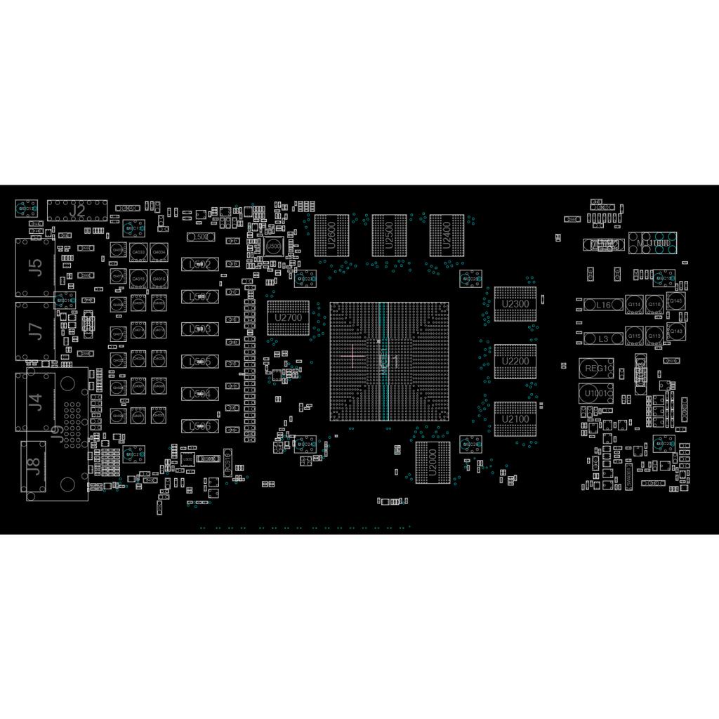 Sơ đồ mạch Boardview GV-RX590GAMING-8GD-10 GV RX590 GAMING 8GD 1.0 ...