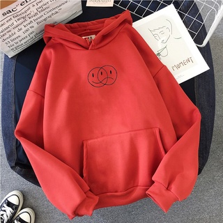 Áo hoodie in hình mặt cười mặt buồn