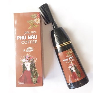 Lược Gội Phủ Nâu Cà Phê Thiên Nhiên - An Toàn, Không Hoá Chất