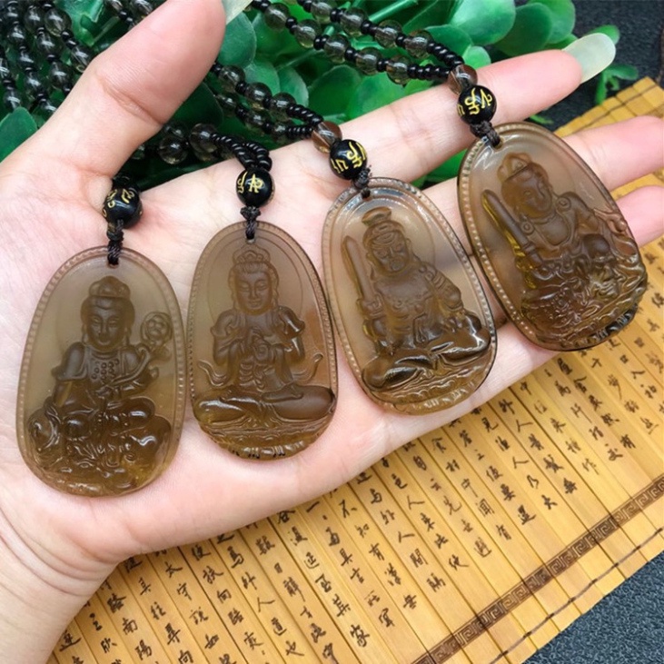 Chuỗi hạt đeo cổ mặt Như Lai Đại Nhật - Phật bản mệnh người Thân