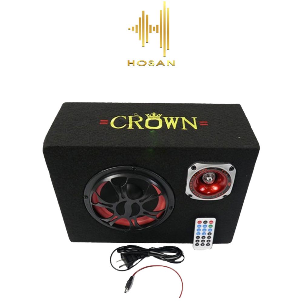 Loa HOSAN crown 8 vuông Bluetooth chất liệu nhựa cao cấp công suất 200W, kết nối nhanh chóng