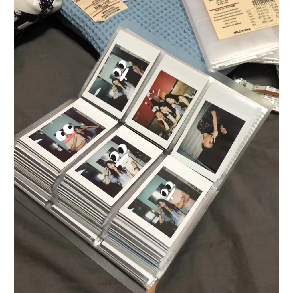 Mã CLS2404B giảm 30k đơn 99k] Album Ảnh Trong Suốt 3 Inch Gồm 84 Tấm Đựng  Thẻ Mini | Shopee Việt Nam