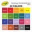 Crayola Supertips bộ 20 cây Bút lông Dễ tẩy rửa, Nét thanh nét đậm