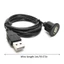 POP Bảng điều khiển ô tô Flush Mount Line USB 2 0 Cổng Bảng điều khiển mở rộng ổ cắm cáp