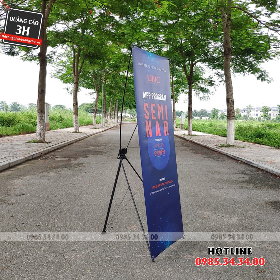 Chân Standee Chữ X, Khung standee x kích thước 0.6*1.6m & 0.8*1.8m loại ...