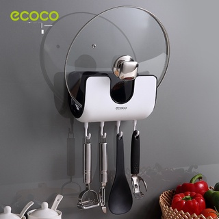 Kệ đựng nắp Ecoco  chống nước có 4 móc cao cấp - Kệ đựng nắp