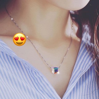 Dây chuyền nữ lập phương bạc ta nguyên chất chính hãng - Bạc LOPA