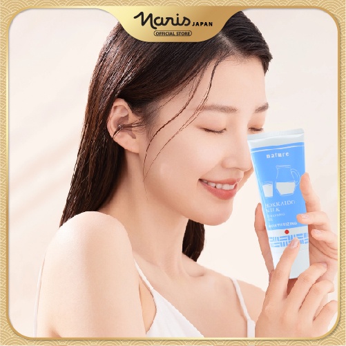 Ảnh Gel Rửa Mặt Naris Cosmetic Nature Dưỡng Ẩm Chiết Xuất Sữa Hokkaido 100g 1