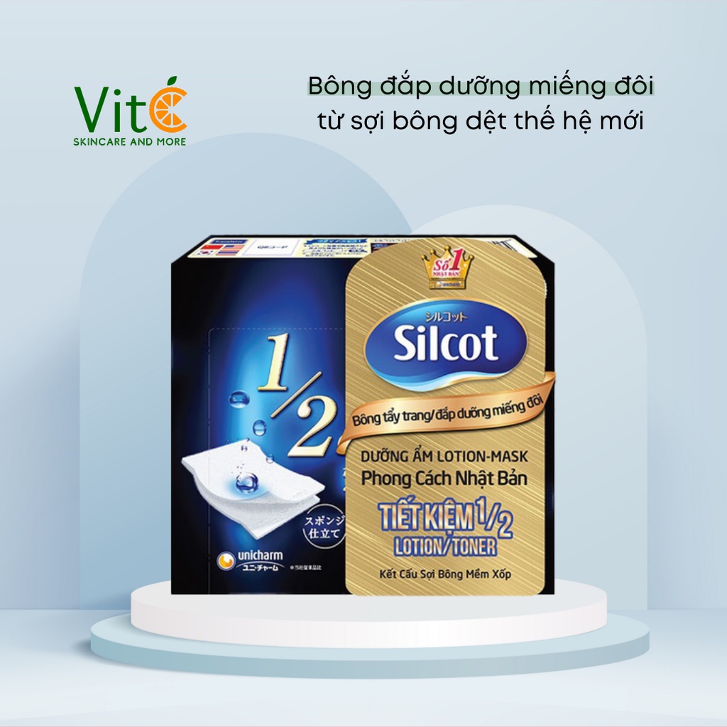 Bông Tẩy Trang Silcot Miếng Đôi - Bông Tẩy Trang Silcot Đen Uruuru ...