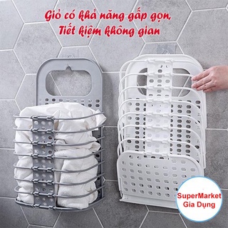 giỏ quần áo gấp gọn cạnh máy giặt,giỏ đựng đồ đa năng