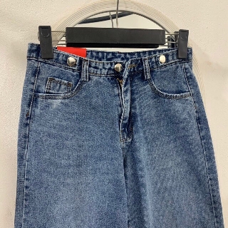 Quần Jeans Ống Rộng SIMPLE JEANS Xanh Đậm Unisex QuanJean952_P0K18