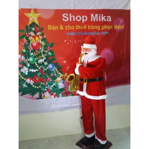 Ông già Noel thổi kèn - 1.8m