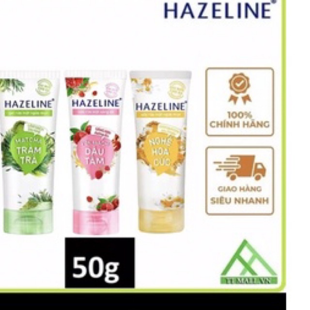 HAZELINE gel rửa mặt 50gr