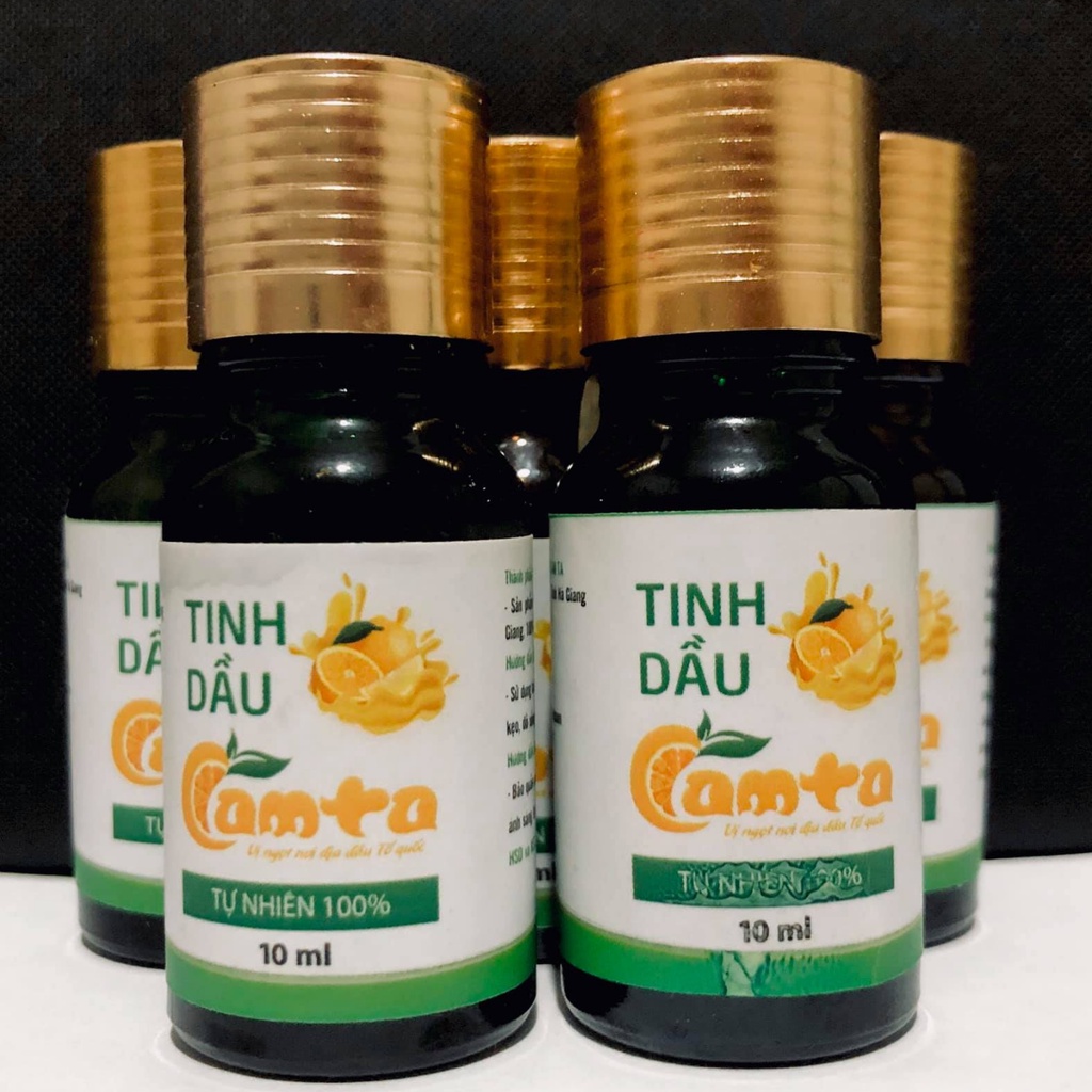 Tinh Dầu Cam 100% Tự Nhiên Không Chất Tạo Hương, Kích Mùi. Dùng Thơm Phòng, Treo Xe OtO Lọ 10ml