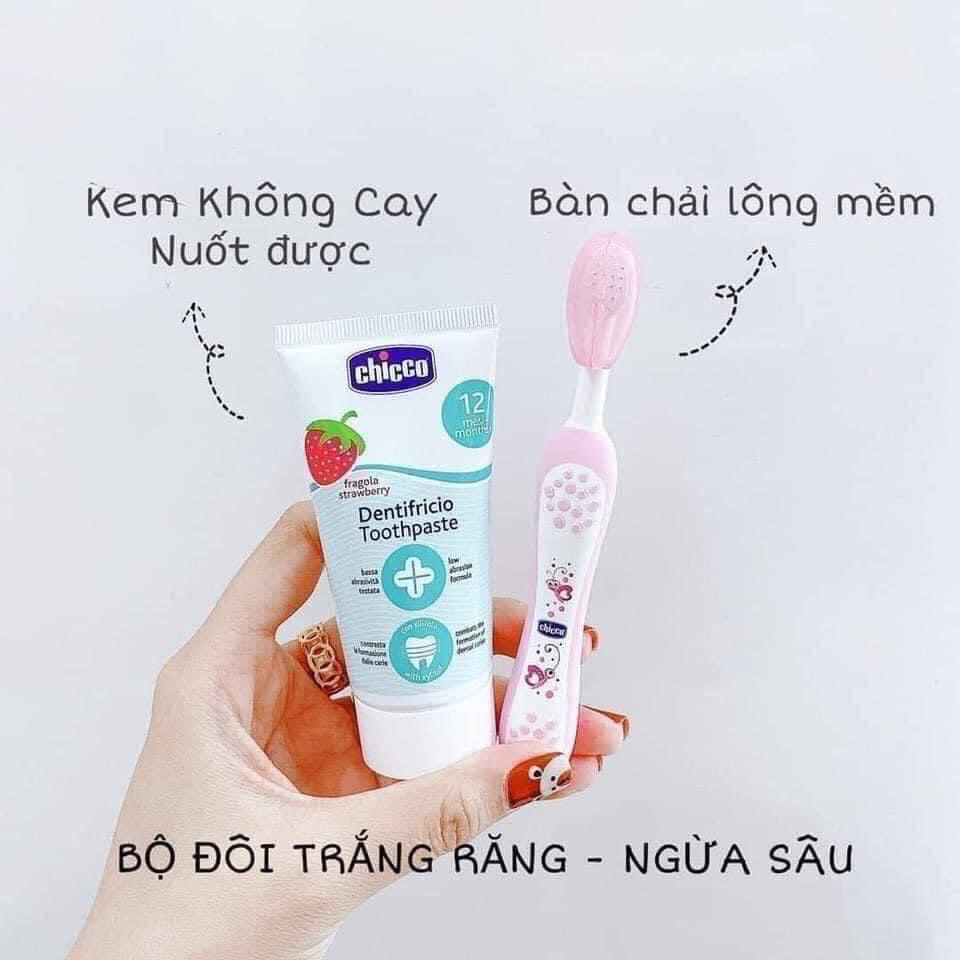 Bộ chăm sóc răng miệng 3 in 1 Chicco - hanzomart
