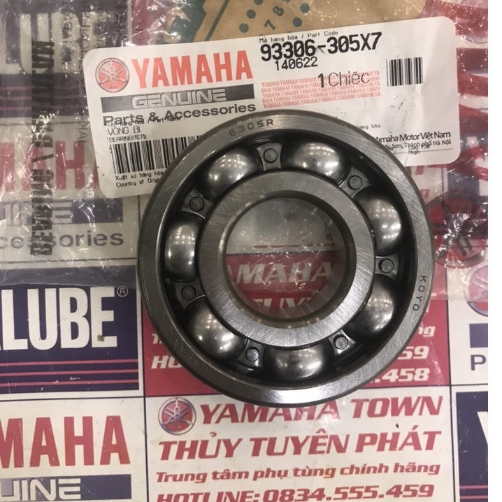 Bạc đạn dên 6305 - vòng bi 6305 zin chính hãng yamaha sử dụng cho các ...