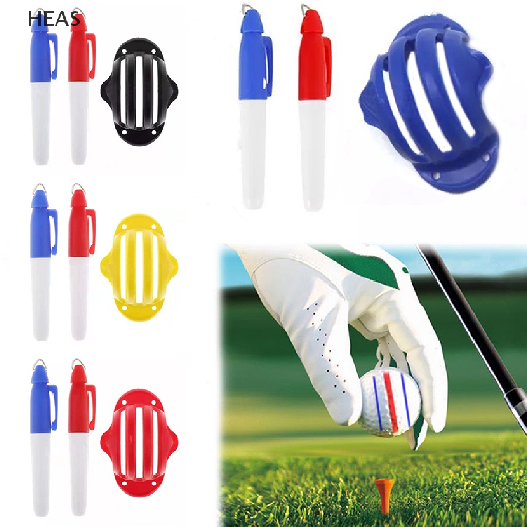 He 1 Bộ Golf Line Marker Golf Putting Định Vị Hỗ Trợ Golf Ngoài Trời Thể Thao Dụng Cụ id