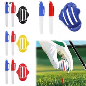 He 1 Bộ Golf Line Marker Golf Putting Định Vị Hỗ Trợ Golf Ngoài Trời Thể Thao Dụng Cụ id