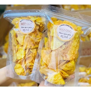 khoai lang sấy mật ong 500gr mix 2 màu vàng tím