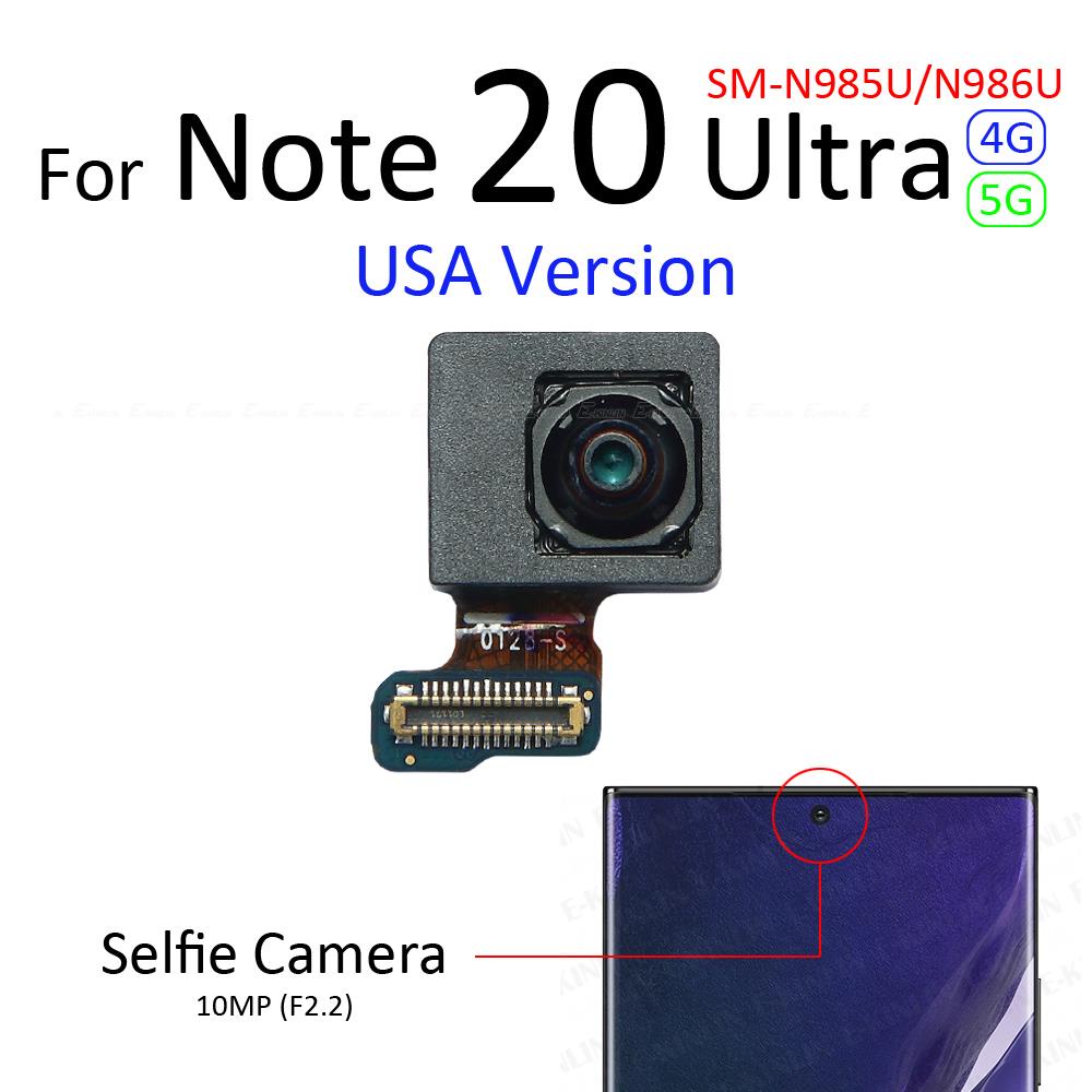Camera Selfie mặt trước Cáp mềm cho Samsung Galaxy Note 20 Ultra N980 N981 N985 N986 Thay thế các bộ phận
