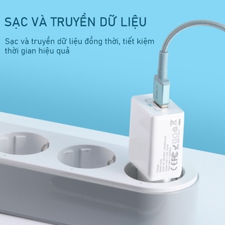 Cáp Sạc ROBOT RSL100/RSC100/RSM100 Chiều Dài 1M Dây Dù Chống Rối