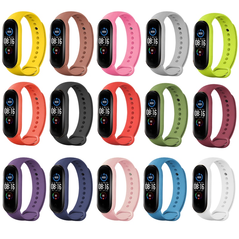 Ốp Lưng Cho Xiaomi Mi Band 10 9 8 7 6 5 4 3 2 3 1 Dây Đeo Silicon Thay Thế Dây Đeo Tay Miband Dây Đeo Tay Đồng Hồ Thông Minh Vòng Tay