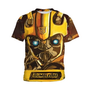 Transformers 3D In Trẻ Em 3-13 Tuổi Trẻ Em Áo Thun Tay Ngắn Hàng Ngày Áo Thun Thời Trang Bé Trai