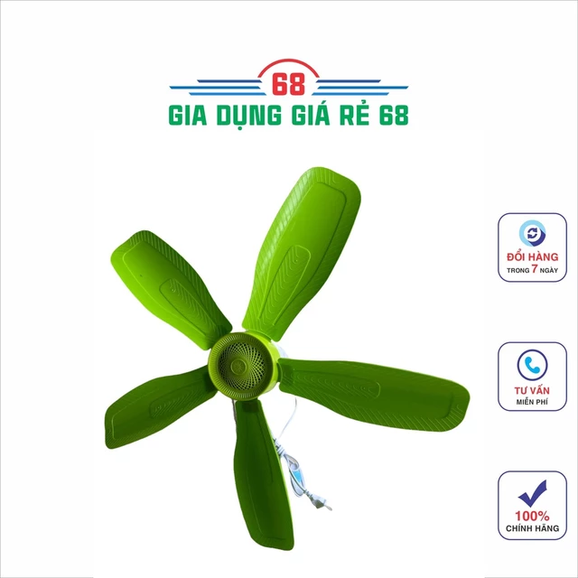 Quạt Trần Màn Mini 5 cánh nhựa dẻo cao cấp ~Quạt trần màn mini