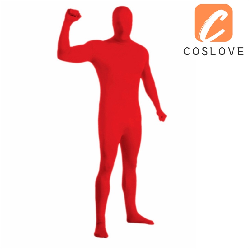 Bộ Đồ Hóa Trang Cơ Thể Zentai Màu Đen / Xanh Lá Dành Cho Nam