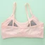 PS1 8-18 tuổi áo ngực trẻ em Bán buôn nữ sinh trung học phát triển đồ lót cotton nguyên chất một mảnh cốc có ngực pa