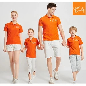 Áo thun gia đình có cổ 3 4 5 người áo polo nhóm đồng phục gia đình - We are family