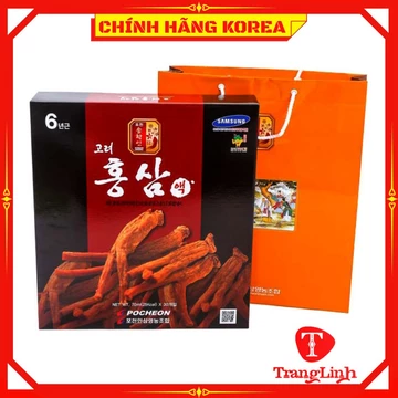 Nước hồng sâm Pocheon hàn quốc, hộp 30 gói - Nước sâm Korea Red Ginseng Drink - tranglinhkorea