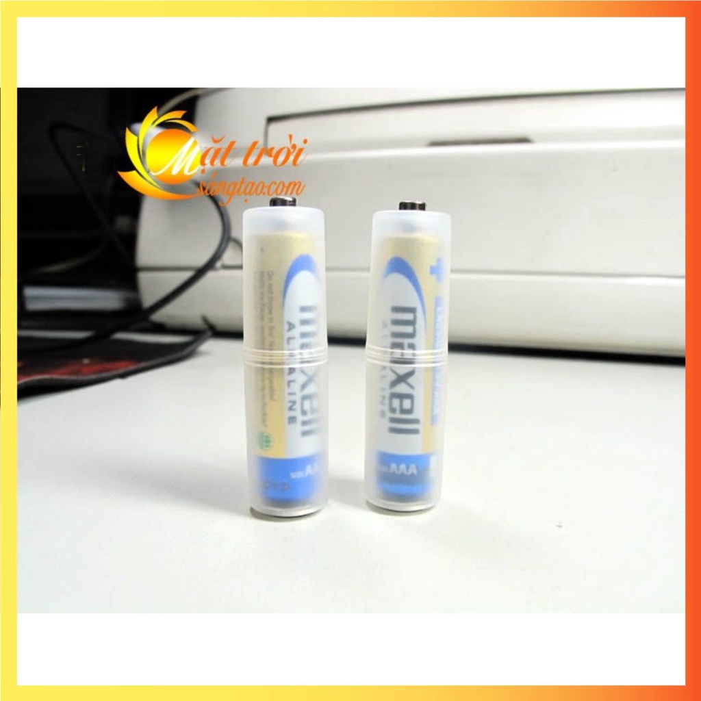 Adapter chuyển đổi pin đũa AAA thành pin tiểu AA (2 cái) | Shopee Việt Nam