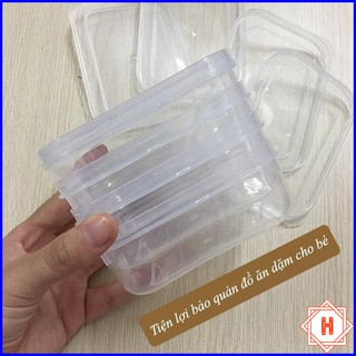 Hộp Nhựa Trữ Đông có nắp Cao Cấp 300ml { H }