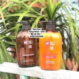 cặp dầu gội - xả mỡ ngựa của Nhật