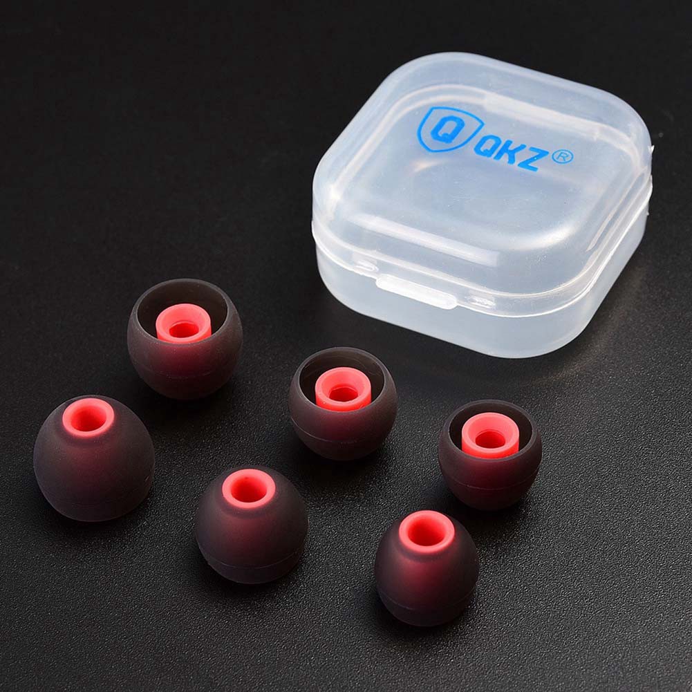 Bộ 3 cặp nút tai nghe nhét tai bằng silicone QKZ