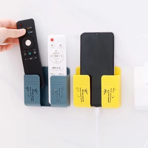 Kệ Dán Tường Giá Treo Sạc Điện Thoại, Để Điều Khiển Nhựa ABS Cao Cấp