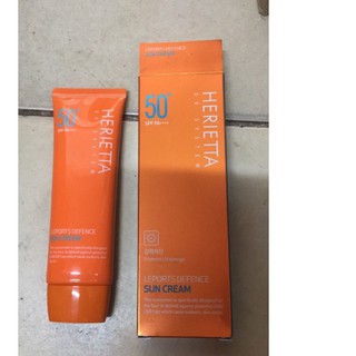 Kem chống nắng mạnh sử dụng khi đi tắm biển và các hoạt động thể thao ngoài trời herietta 70g