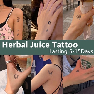 Hình Xăm Tạm Thời Chống Thấm Nước Hình Thảo Dược 1 Lần Dễ Thương