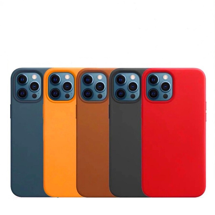 Ốp Điện Thoại Da PU Cho iPhone 13 Pro Max 12 Pro Max 13 Mini Cover Sạc Không Dây Vỏ Từ Tính